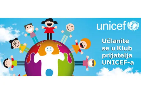 Učlanite se u klub prijatelja UNICEF-a