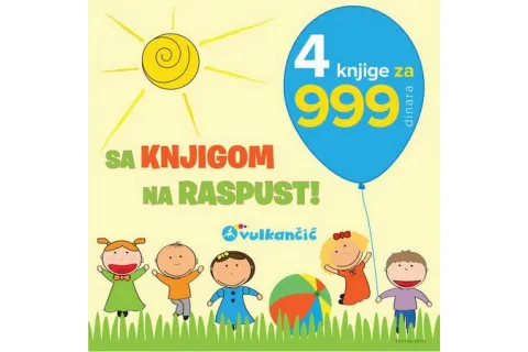 Novih 20 naslova na akciji SA KNJIGOM NA RASPUST