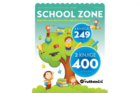 SCHOOL ZONE knjige na akciji!