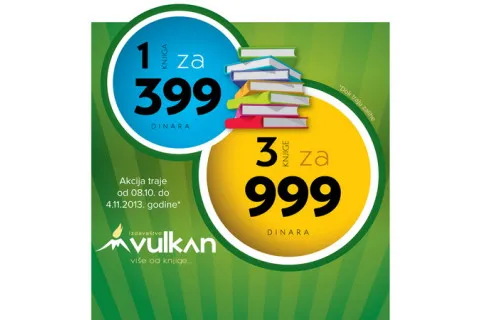 Počinje nova akcija u Knjižarama Vulkan!
