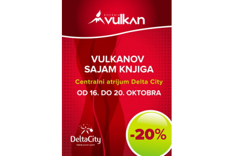 Vulkanov sajam knjiga u TC Delta City
