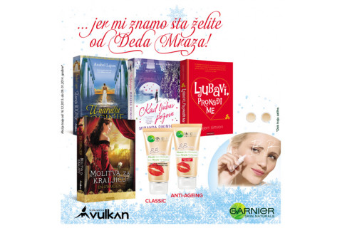 Dve knjige po izboru + poklon Garnier BB krema