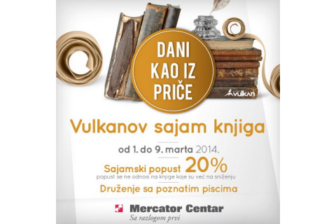 Dani kao iz priče - Vulkanov sajam knjiga