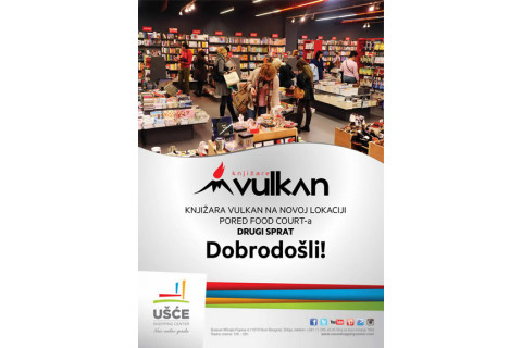 Knjižara u SC Ušće na novoj lokaciji!