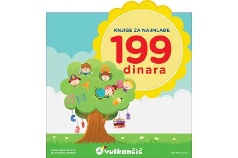 Knjige za najmlađe SAMO 199 dinara!