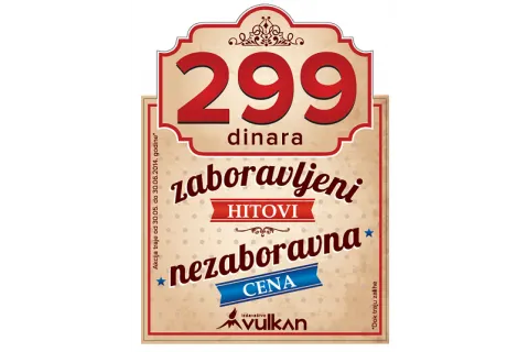 ZABORAVLJENI HITOVI ZA SAMO 299 DINARA!