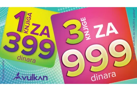 Novi naslovi na akciji 1 za 399 i 3 za 999!