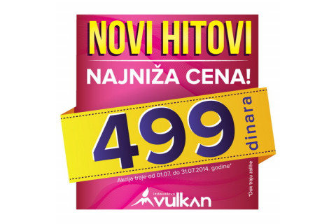 NOVI HITOVI, NAJNIŽA CENA - novi naslovi