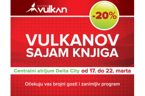 Vulkanov sajam knjiga u TC Delta City