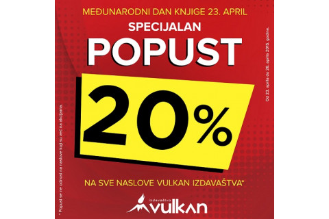 Specijalni popust povodom Međunarodnog dana knjige