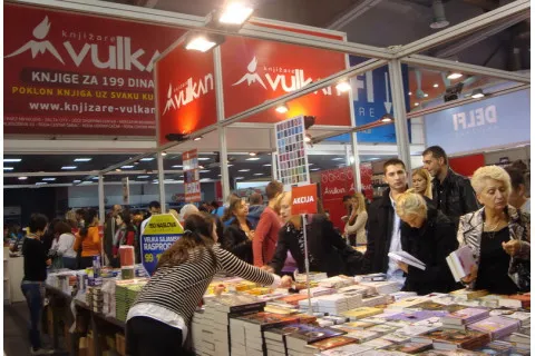 I DAVID ALBAHARI I KORAKS NA VULKANOVOM ŠTANDU NA SAJMU KNJIGA