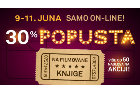 Veliki ONLINE popust na FILMOVANE KNJIGE