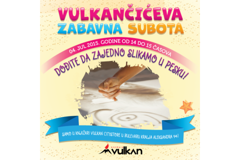 Vulkančićeva zabavna subota u u knjižari Vulkan Citystore