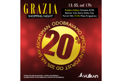 Veče kupovine u Knjižarama Vulkan