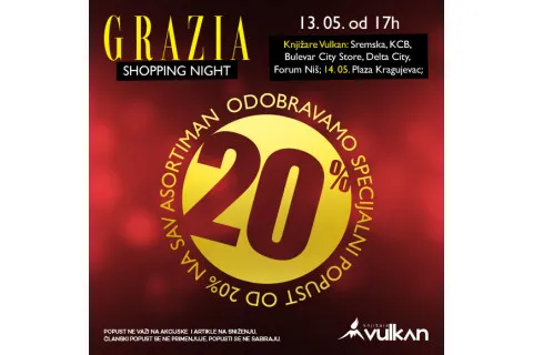 Veče kupovine u Knjižarama Vulkan