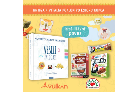 Knjiga Veseli zalogaji + Vitalia proizvod na poklon