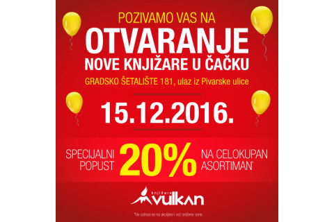 Nova knjižara u Čačku