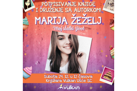 Druženje sa Marijom Žeželj u knjižari Vulkan Ušće