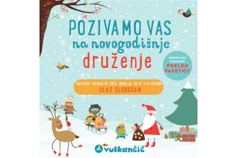 Novogodišnje druženje u knjižari Vulkan Ušće
