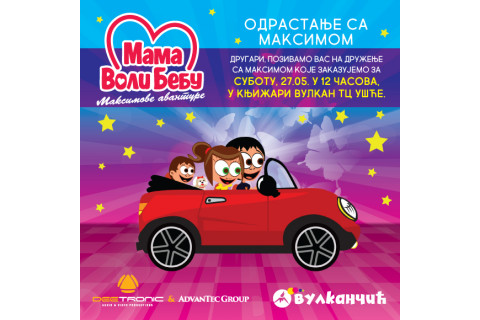 Druženje sa MAKSIMOM u knjižari Vulkan Ušće