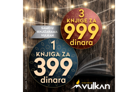 Novi naslovi na akciji 1 za 399 i 3 za 999