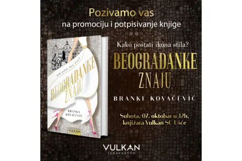 Promocija i potpisivanje knjige Branke Kovačević