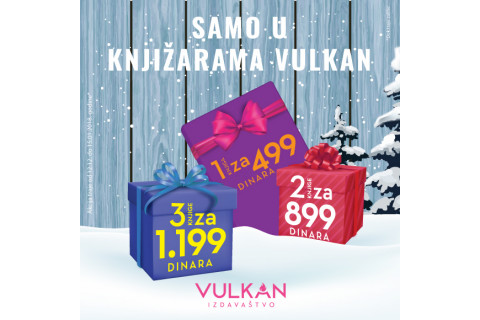 Novi naslovi na akciji 1 za 499, 2 za 899, 3 za 1199