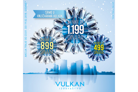 Novi naslovi na akciji 1 za 499, 2 za 899, 3 za 1199