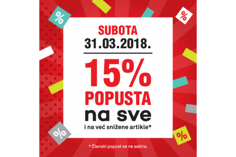 Veliki popust u knjižari Vulkan Ušće 31. marta