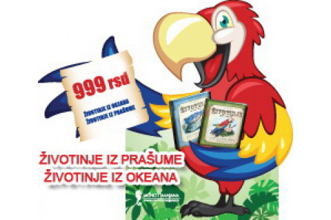 Životinje iz okeana i Životinje iz prašume za 999 dinara