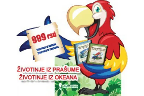 Životinje iz okeana i Životinje iz prašume za 999 dinara