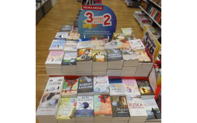 3 knjige po ceni 2 - nova akcija u Knjižarama Vulkan