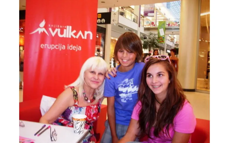 Violeta Babić na Vulkanovom školskom sajmu
