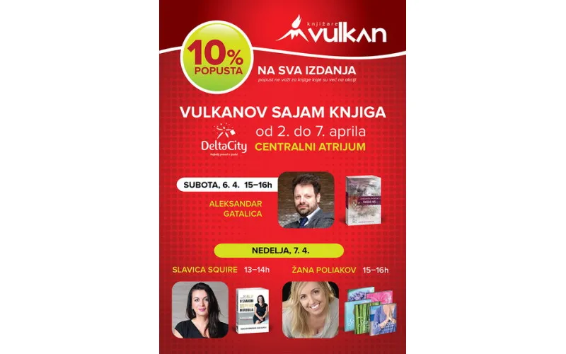 Vulkanov mini sajam knjiga u Delta Cityju
