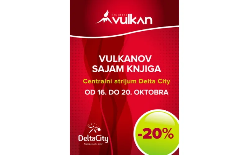 Vulkanov sajam knjiga u TC Delta City