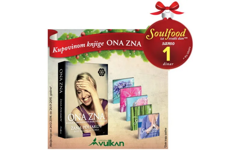 Knjiga Ona zna + Soul food za 1 dinar