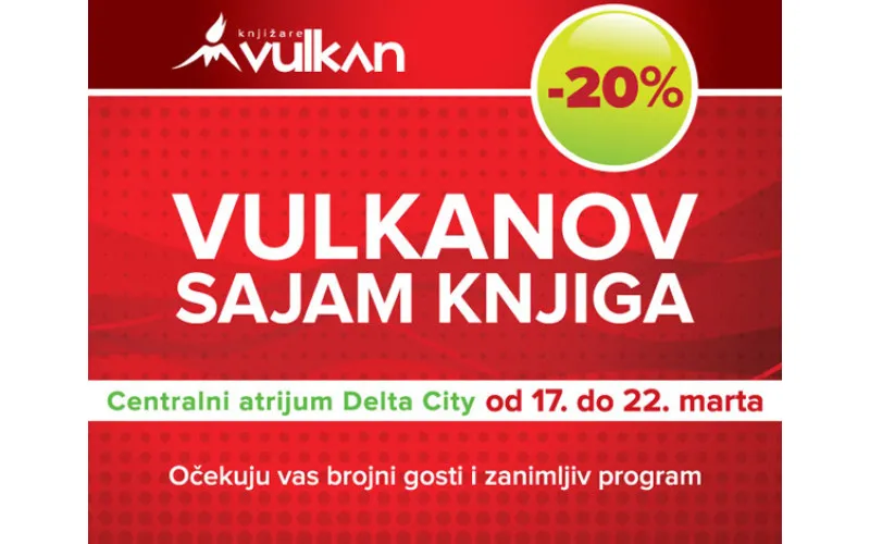 Vulkanov sajam knjiga u TC Delta City