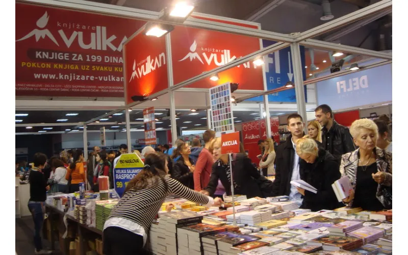 I DAVID ALBAHARI I KORAKS NA VULKANOVOM ŠTANDU NA SAJMU KNJIGA