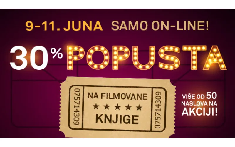 Veliki ONLINE popust na FILMOVANE KNJIGE