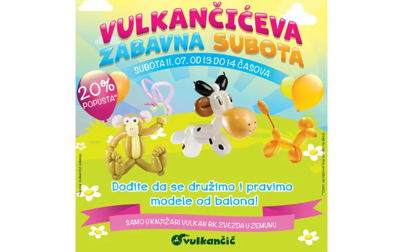 Vulkančićeva zabavna subota u knjižari RK Zvezda Zemun