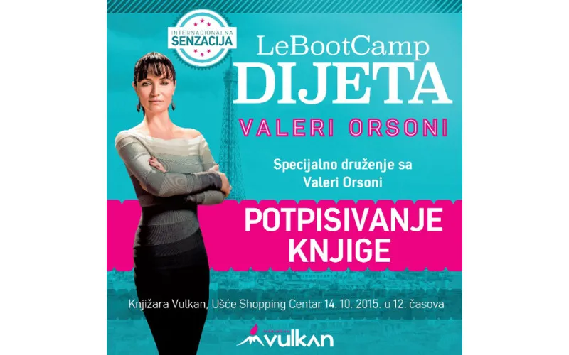 Druženje sa Valeri Orsoni u knjižari Vulkan Ušće