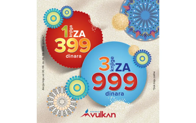 Novi naslovi na akciji 1 za 399 i 3 za 999