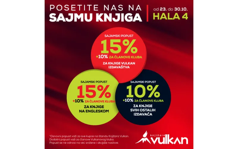 Posetite nas na SAJMU KNJIGA