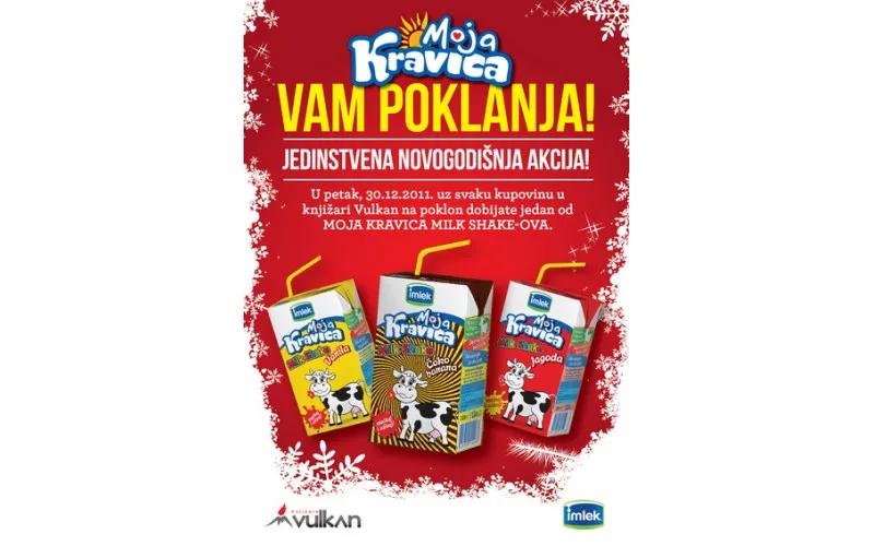 Prednovogodišnja poklon akcija 30. 12. Knjižara Vulkan i Imleka