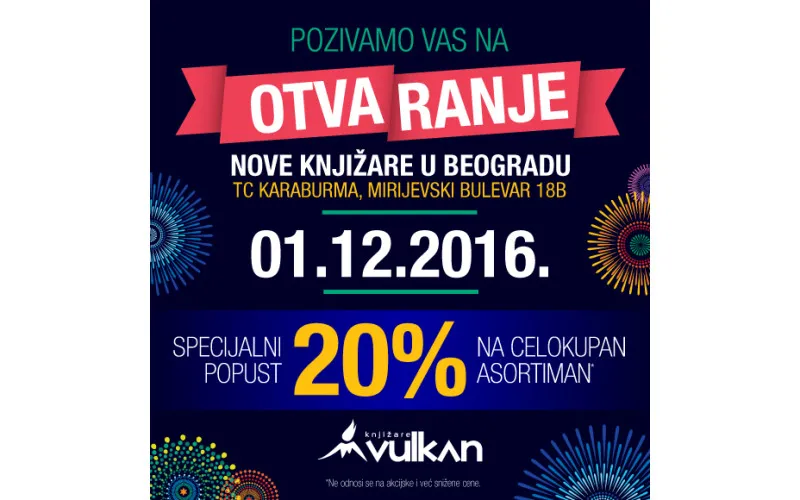 Otvaranje nove knjižare u Beogradu - Shopping Centar Karaburma