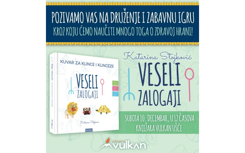 Druženje sa autorkom knjige Veseli zalogaji Katarinom Stojković
