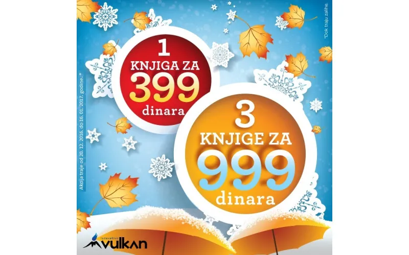 Novih dvadeset naslova na akciji 1 za 399 i 3 za 999