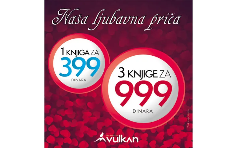 Naša ljubavna priča - novi naslovi na akciji