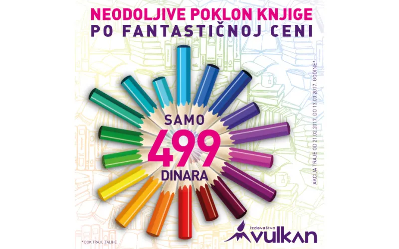 Neodoljive poklon knjige po fantastičnoj ceni