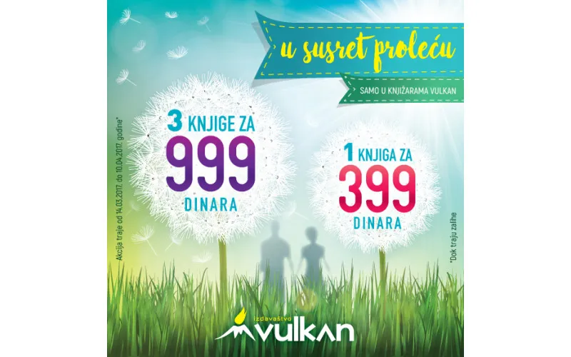 U susret proleću - 1 za 399 i 3 za 999